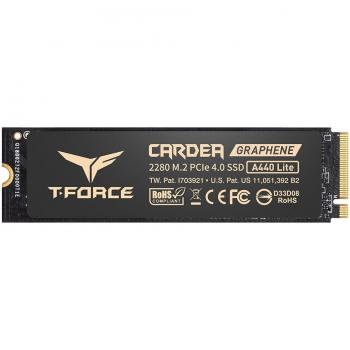 SSD M.2 PCIe 4.0 NVMe Team Group T-FORCE A440 Lite 2TB con disipador de grafeno