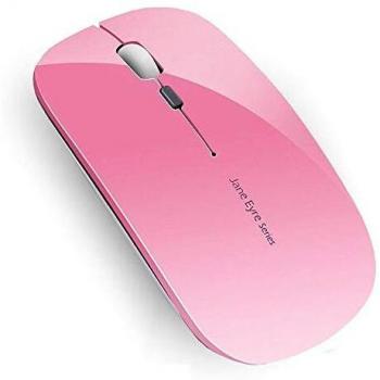 Coener Ratón Inalámbrico Recargable, Mouse Wireless 2.4G Mute de Mouse Inalambrico, Ultra Delgado,1600 dpi Ajustable para Portatil/Computadora/Windows/Linux/Vista/PC/Mac