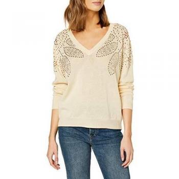 Desigual Jers_Bhopal Chaqueta Punto, Beige