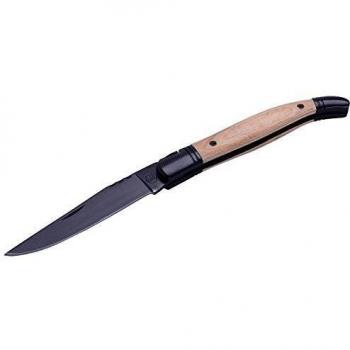 LAGUIOLE - Cuchillo plegable con mango de madera de haya - acero inoxidable, madera de haya - Marrón