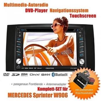 2DIN Auto Radio Creatone V de 336dg para Mercedes Sprinter W906 