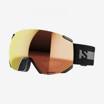 Salomon Máscara de Esquí Radium Photo ML Black AW Red One Size