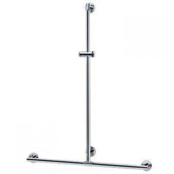 Pasamanos de Ducha Keuco Plan Care 982 x 1263 mm con Barra de Ducha, Cromado