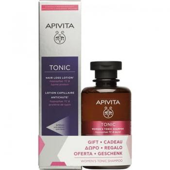 Apivita Pack Loción Anticaída del Cabello con Proteína y Lúpulo 150ml + Champú Anticaída Tonificante para Mujer 250ml