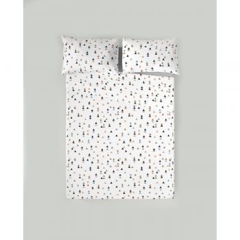 Juego de Sábanas Estampadas NATURALS 3/4 Piezas - Incluye Sábana Bajera + 1/2 Fundas de Almohada - Algodón Franela Extra Suave - Diseñado para