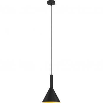 Lámpara colgante moderna Arcchio Tadej 1 luz 19 cm dorada, hecha de metal, para salón y comedor, con casquillo E27