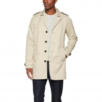 JACK & JONES PREMIUM Jprdavid Trenchcoat Noos, Abrigo para Hombre, Gris