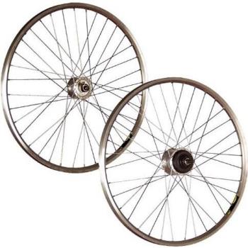 Juego de ruedas de bicicleta de 28 pulgadas con buje dinamo Shimano Alfine de 8 velocidades.