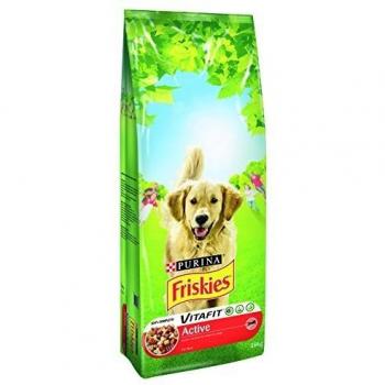 Alimento Perro Seco Friskies Active Rico En Carnes 18 Kg