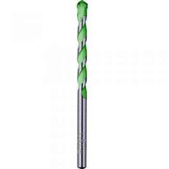 Broca para granito Hardcut 8 mm, acero 40Cr, longitud total 120 mm, vástago cilíndrico