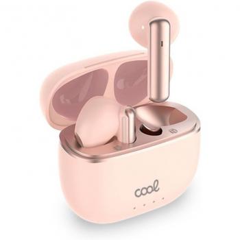 Auriculares Bluetooth COOL Gen Rosa - Estéreo, tipo Earbuds, diseño compacto y ligero, conectividad inalámbrica, sonido de alta calidad
