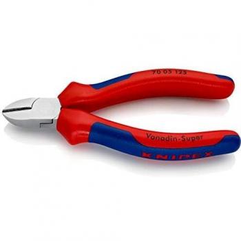 Alicates de corte lateral Knipex 70 05 125, longitud total 125 mm