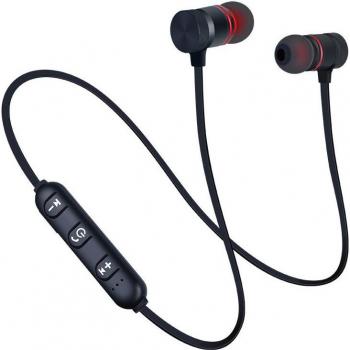 Auriculares Bluetooth 5.0 Deportivos Magnéticos Inalámbricos con Banda para el Cuello y Micrófono, Estéreo de Metal para Todos los Teléfonos