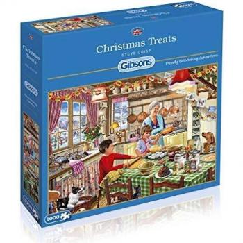Gibsons 1000-Piece Christmas Treats Puzzle by Steve Crisp
