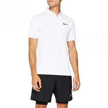 Nike M Nkct Dry Team Polo Shirt de Tenis, Hombre, White/