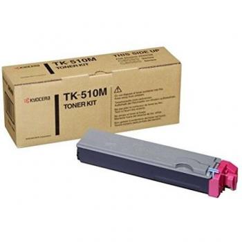 Kyocera TK-510M Magenta - Cartucho de tóner Original 1T02F3BEU0 Compatible con FS-C5020N, FS-C5025N, FS-C5030N