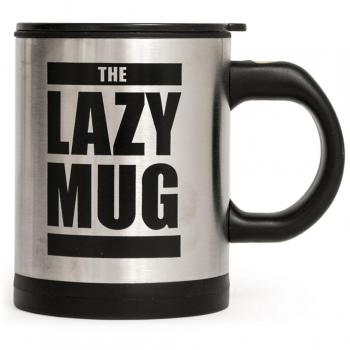 Fizz Creations Lazy - Taza, Color Negro