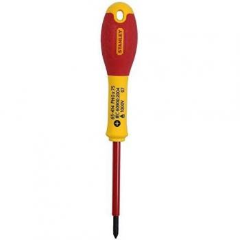 STANLEY 0-65-414 - Destornillador aislado vde 1000v FatMax phillips ph0 x 75 mm