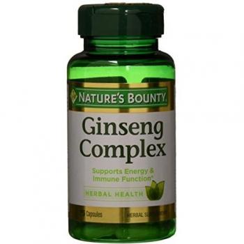 Nature's Bounty - Ginseng Complex Plus Royal Jelly - 75 Capsules