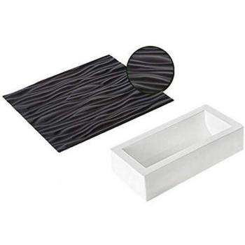 Kit de Molde Bûche con Tapete Decorativo de Madera TortaFlex Silikomart