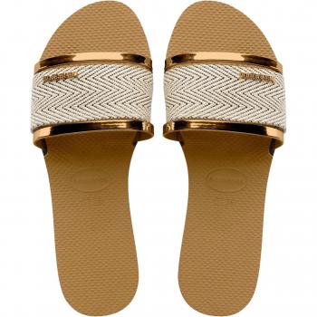 Havaianas Sandalias YOU TRANCOSO PREMIUM para mujer - Sandalias de goma, diseño elegante, plantilla acolchada, suela antideslizante, tiras ajustables, disponibles en varios colores