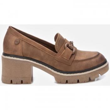 Mocasines Refresh para Mujer con Hebilla Marrón - Altura Tacón 6cm