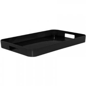 Zak Designs Bandeja Gallery, 32.5 x 26 cm, negro