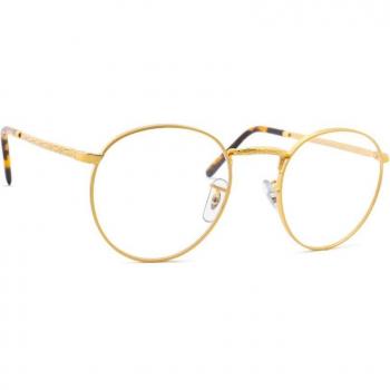 Ray-Ban New Round 0RX3637V 3086 50 Unisex Eyeglasses