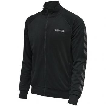 Hummel Legacy Poly Zip Jacket - Black Sports Tracksuit Jacket
