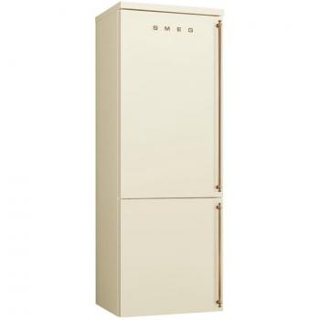 SMEG FA8005LPO5 Combi Linea Colonial No Frost 195x70cm Clase F Crema Apertura Izquierda