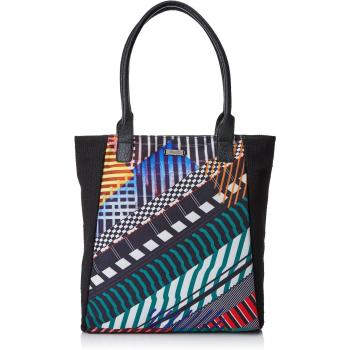 Smash! Oahu, Shopper y Bolso de Hombro para Mujer, Negro
