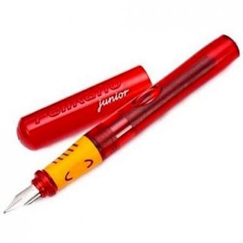 Pelikano Junior 940924 - Pluma escolar grande, color rojo
