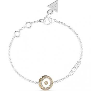 Pulsera Guess Bond de acero plateado JUBB03259JWRHYGS
