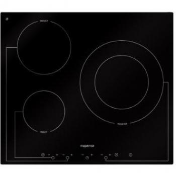 Mepamsa 2 IT MD 630 G Placa de inducción, 2000 W, Vidrio, Negro
