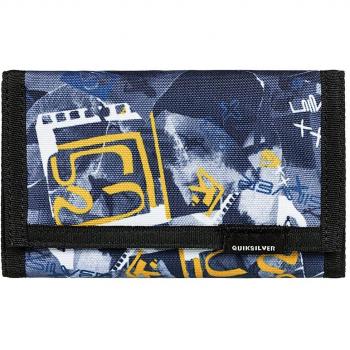 Quiksilver - Cartera de pliegue triple - Hombre - M - Azul
