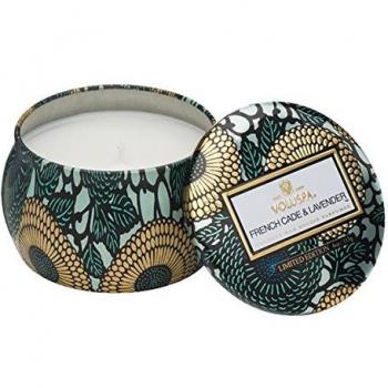 Mini Tin Candle - French Cade & Lavender Scented 113g