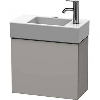 Mueble Bajo Lavabo Duravit L-Cube 48x24x40cm, Suspendido, Con Puerta Izquierda, Color Hormigón Gris Mate