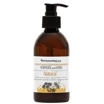 Aceite Corporal Hidratante Natural con Miel y Aloe Vera - Fórmula de Absorción Rápida, Sin Parabenos, Colorantes ni Siliconas
