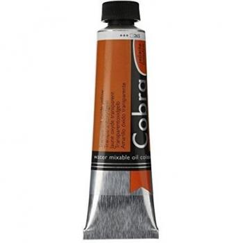 Cobra Artists' Watermixable Oils - Transparent Oxide Yellow - 40ml tube