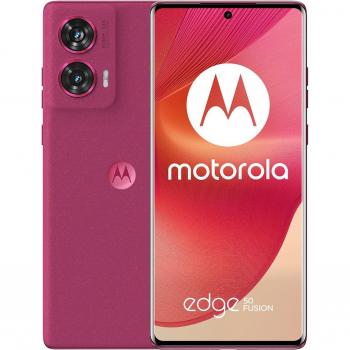 MOTOROLA - Motorola Edge 50 Fusion Móvil libre 12 GB RAM, 256 GB almacenamiento, pantalla pOLED de 6.7 y frecuencia de actualización de 144Hz Full HD+ en color Hot Pink