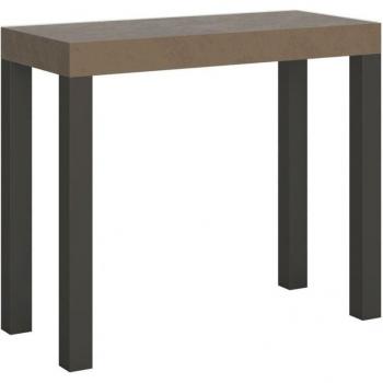 Mesa Consola Extensible Everyday Small 90x40/196 cm Color Tortora