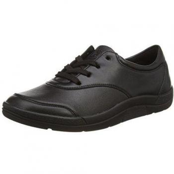Berkemann Alita - zapatos con cordones de cuero mujer, color negro, talla 38 2/3