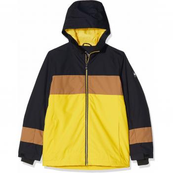 Quiksilver Sycamore-Chaqueta para Nieve para Chicos 8-16, Niños, Black, 12/L
