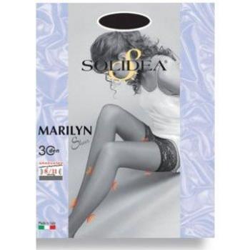 Medias de Compresión Solidea Marilyn 30den y 70den, Color Negro y Azul, Talla 2M, Paquete de 1 Par