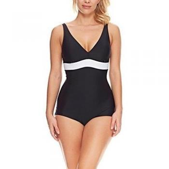 Zoggs mujer Bohemian Magic Booty Bañador para, mujer, Bohemian Magic Booty, negro/blanco, 38-Inch/Size 14