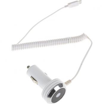 Cargador de coche con cable incorporado para iPhone 5 y superiores