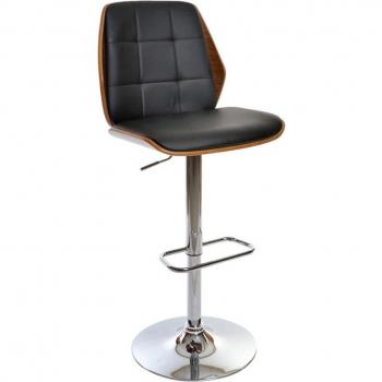 Silla DKD Home Decor Marrón Negro Plateado 50 x 52 x 121 cm