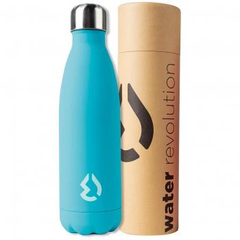 BOTELLA TÉRMICA TURQUESA 500ML 24H FRÍO - 12H CALIENTE
