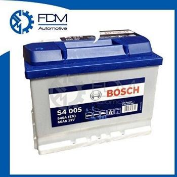 Bosch - Batería Silver para coche S4 005, 60 Ah, 540 A, 12 V, profesional, lista para usar