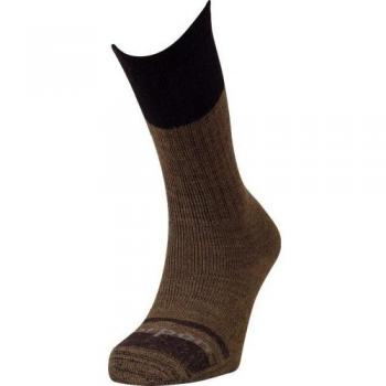 Lorpen Calcetines de Trabajo 2 Pack Italiano Lana, Hombre Unisex, Color marrón, tamaño XL